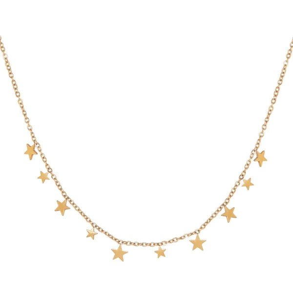 Label Kiki Gouden Ketting met sterretjes, Starborn