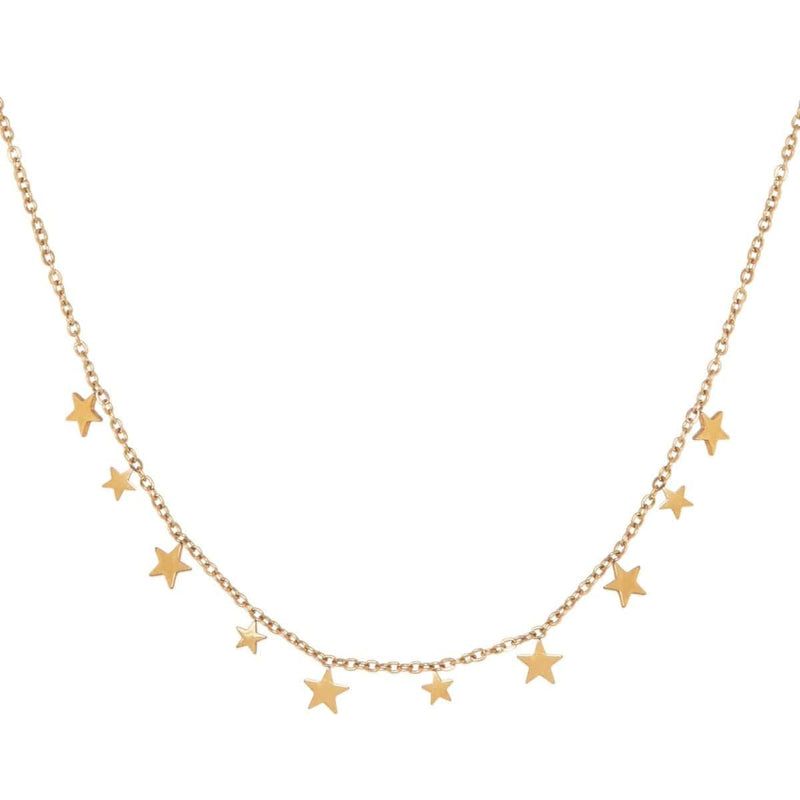 Label Kiki Gouden Ketting met sterretjes, Starborn