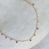 Label Kiki Gouden Ketting met sterretjes, Starborn