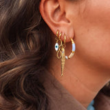 Label Kiki Iris hoop gold