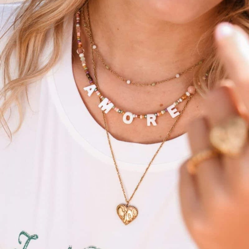 Label Kiki Ketting goud, Dottie Green