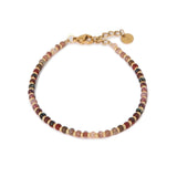 Label Kiki Kralenarmband in warme tinten, All Day Long