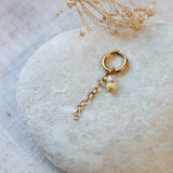 Label Kiki Oorring goud, Chain Yellow - Per stuk