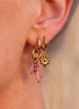 Label Kiki Oorring goud, Golden Bloom - Per stuk