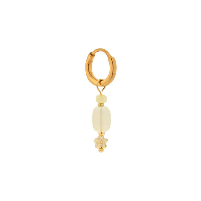 Label Kiki Oorring goud, Limoncello - Per stuk