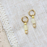 Label Kiki Oorring goud, Limoncello - Per stuk