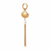 Label Kiki Oorring goud, Long Shell - Per stuk