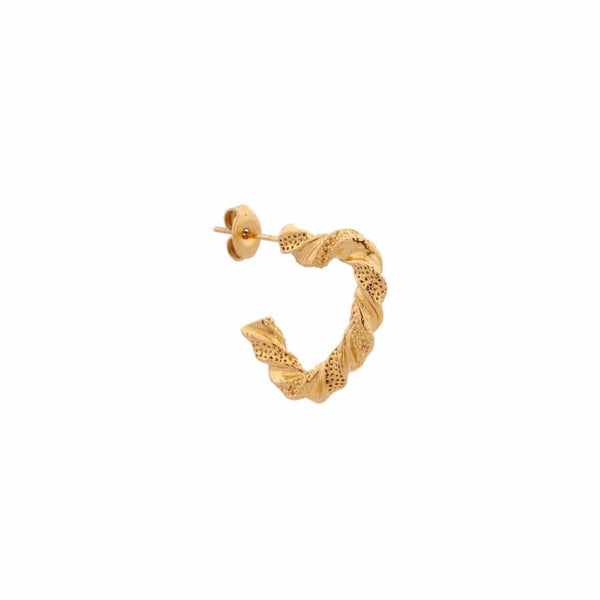 Label Kiki Oorring goud, Twisted Love - Per stuk