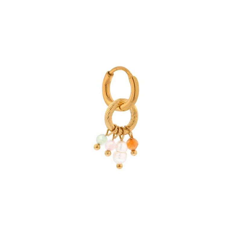 Label Kiki Oorring goud, Viva Colore- Per stuk