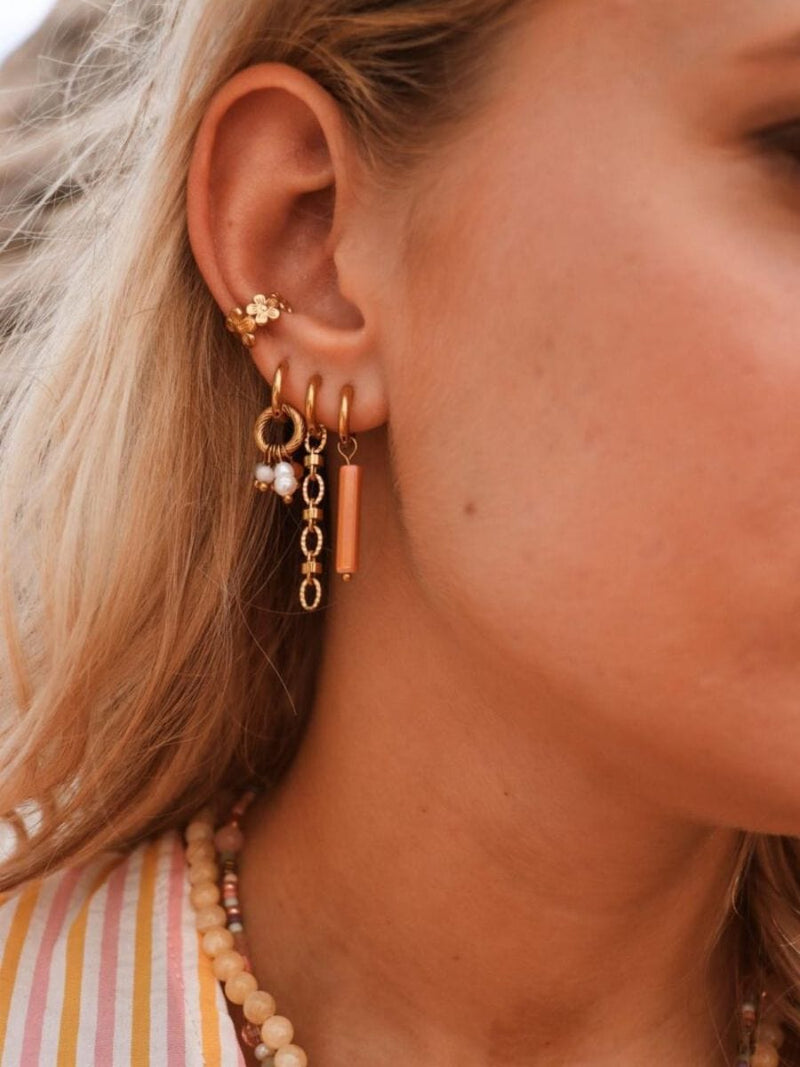 Label Kiki Oorring goud, Viva Colore- Per stuk