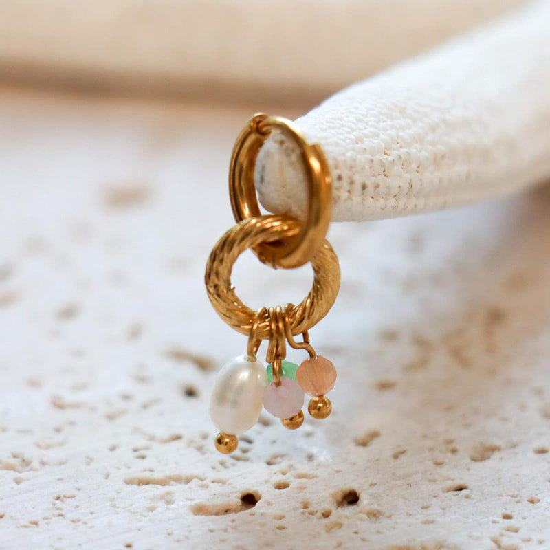 Label Kiki Oorring goud, Viva Colore- Per stuk