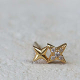 Label Kiki Oorsteker goud, Double Star - Per stuk