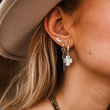 Label Kiki Oorsteker zilver, Little Stars - Per stuk