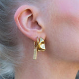 Label Kiki Organic hoop gold