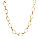Label Kiki Oval line necklace gold