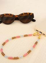 Label Kiki Phone Cord met kralen, Glossy