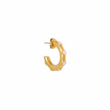 Label Kiki Pink loop hoop gold