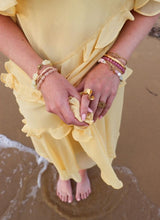 Label Kiki Pink snake bracelet gold
