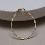 Label Kiki Soft rainbow bracelet gold
