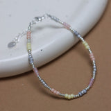 Label Kiki Soft rainbow bracelet silver