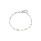 Label Kiki Soft rainbow bracelet silver