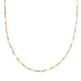 Label Kiki Soft rainbow necklace gold