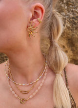 Label Kiki Soft rainbow necklace gold