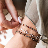 Label Kiki Zilveren armband met sterretjes, Starborn