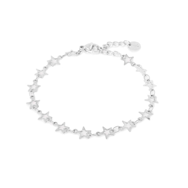 Label Kiki Zilveren armband met sterretjes, Starborn