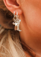 Label Kiki Zilveren Oorring met bedels, Wild Wild West - Per stuk