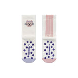 Lässig Anti-slip Socks GOTS 2 pcs Cat