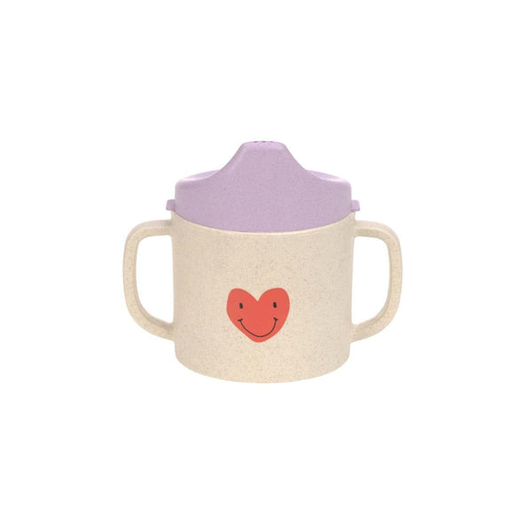 Lässig HAPPY RASCALS Sippy Cup drinkbeker, Heart lavender