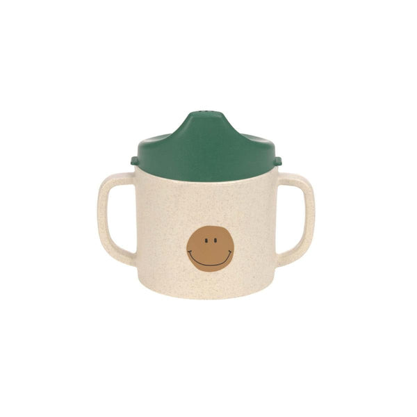 Lässig HAPPY RASCALS Sippy Cup drinkbeker, Smile green