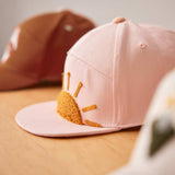 Lässig LITTLE GANG Baseball pet met rechte klep, Sunny light pink