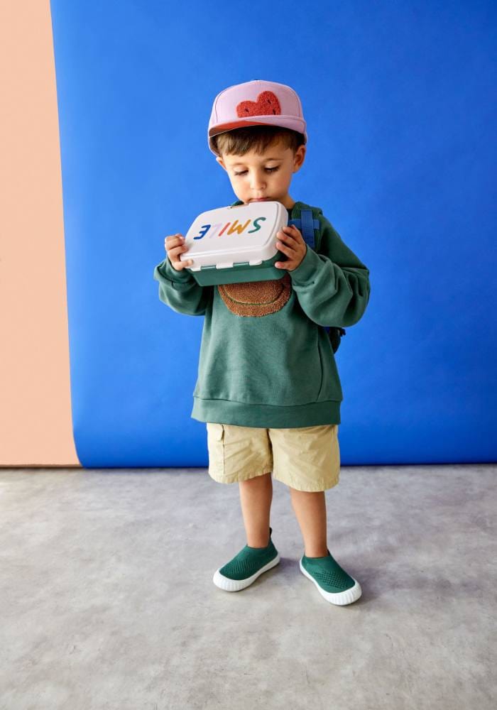 Lässig LITTLE GANG Sweater voor Kinderen, Smile ocean green