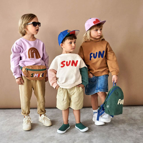 Lässig LITTLE GANG Sweater voor Kinderen, Sun milky