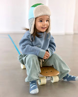 Lässig TERRY Set van 3 Kinder Tennissokken, Skateboard