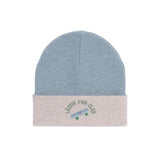 Lässig TINY TEAM Merino Kindermuts, Blauw met beige
