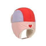 Lässig TINY TEAM Teddy Trappermuts Hartje, Rood en Roze
