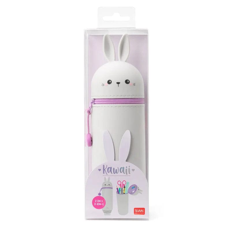 Legami 2-in-1 Soft Siliconen Pennenzak - Kawaii, Bunny