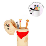 Legami 2-in-1 Soft Siliconen Pennenzak - Kawaii, Golden
