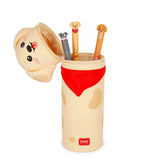 Legami 2-in-1 Soft Siliconen Pennenzak - Kawaii, Golden