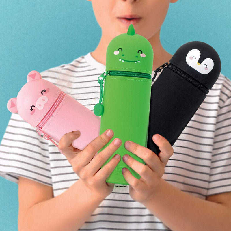 Legami 2-in-1 Soft Siliconen Pennenzak - Kawaii, Pinguïn