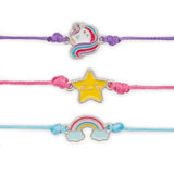 Legami BETTER TOGETHER Set van 3 Armbandjes, Unicorn