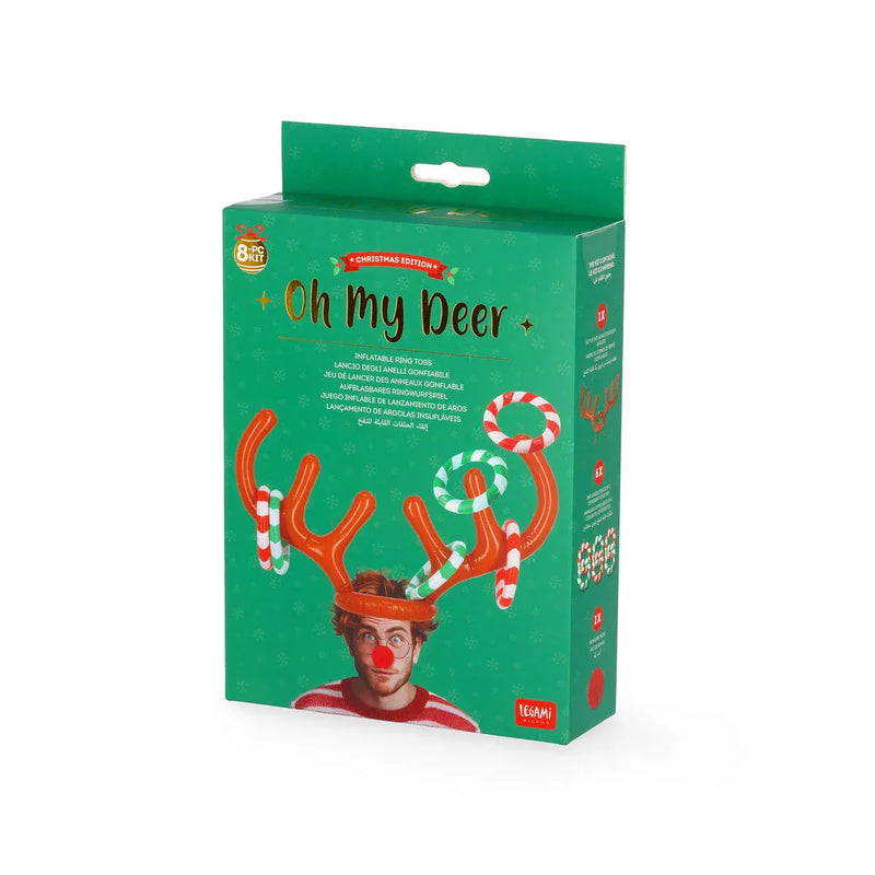 Legami CHRISTMAS Inflatable Ring Toss - Oh My Deer