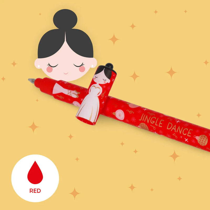 Legami CHRISTMAS Set van 3 Erasable Kerst Gel Pennen, The Nutcracker