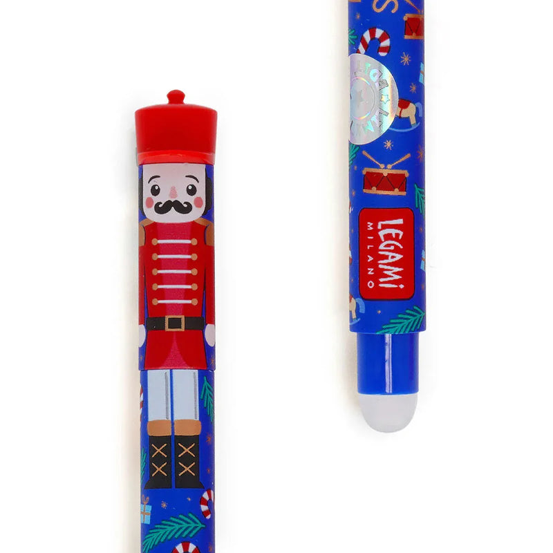 Legami CHRISTMAS Set van 3 Erasable Kerst Gel Pennen, The Nutcracker