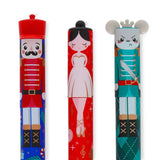 Legami CHRISTMAS Set van 3 Erasable Kerst Gel Pennen, The Nutcracker