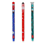 Legami CHRISTMAS Set van 3 Erasable Kerst Gel Pennen, The Nutcracker