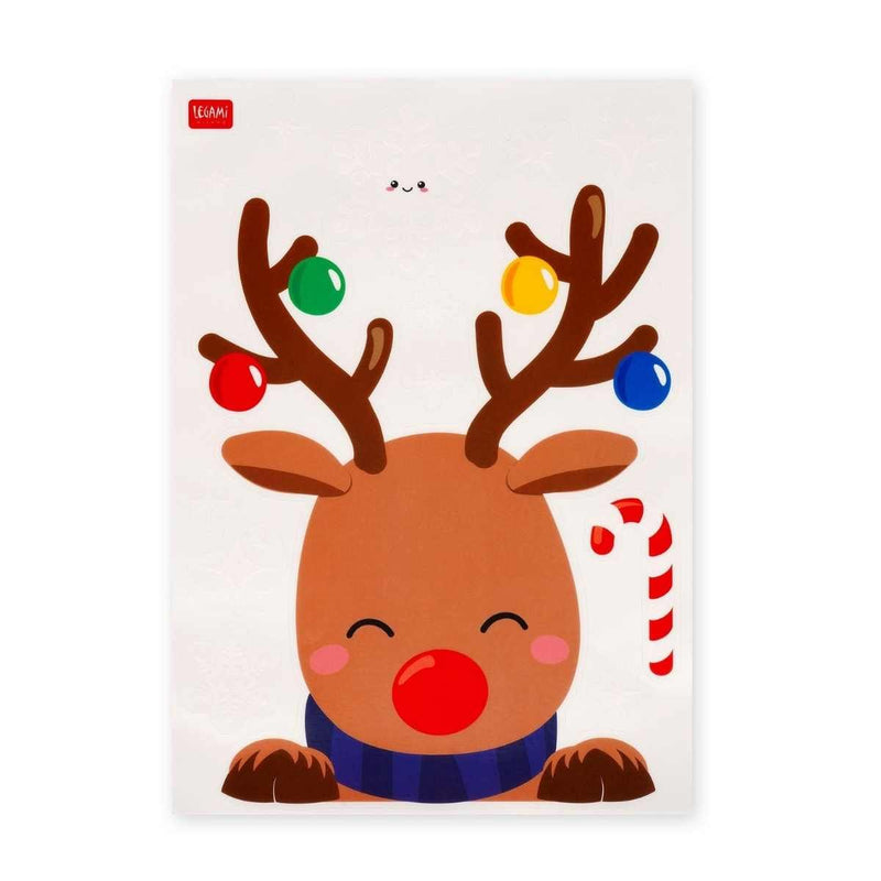 Legami CHRISTMAS Set van 35 statische Raamstickers, Kerstmis